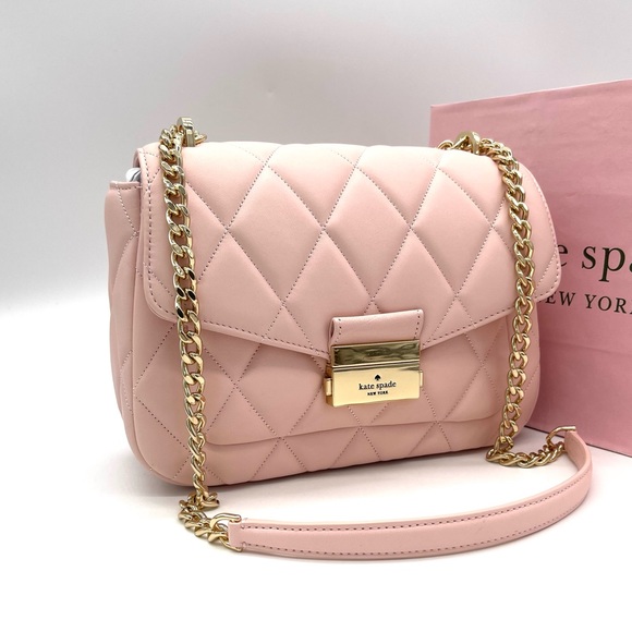 Kate Spade Carey Small Quilted Flap Shoulder Crossbody Bag - Picture 2 of 10